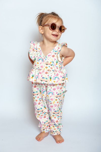 Miami Beach Hiclo Baumwoll-Jersey in ecru pink Designbeispiel